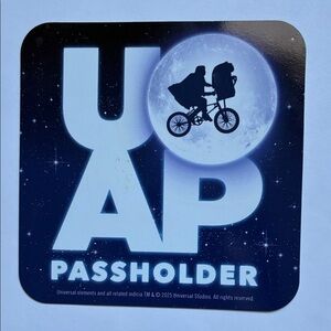 Universal Studios Passholder Square Magnet E.T. September 2025 Limited Edition